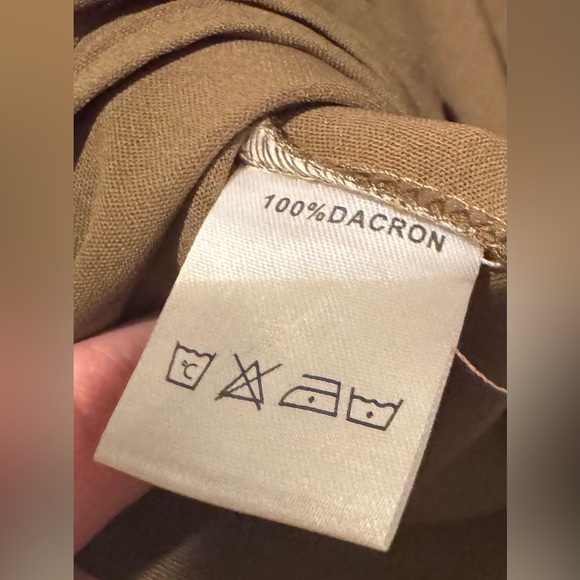 Olive Green Short Sleeve Dress - Picture 4 of 6